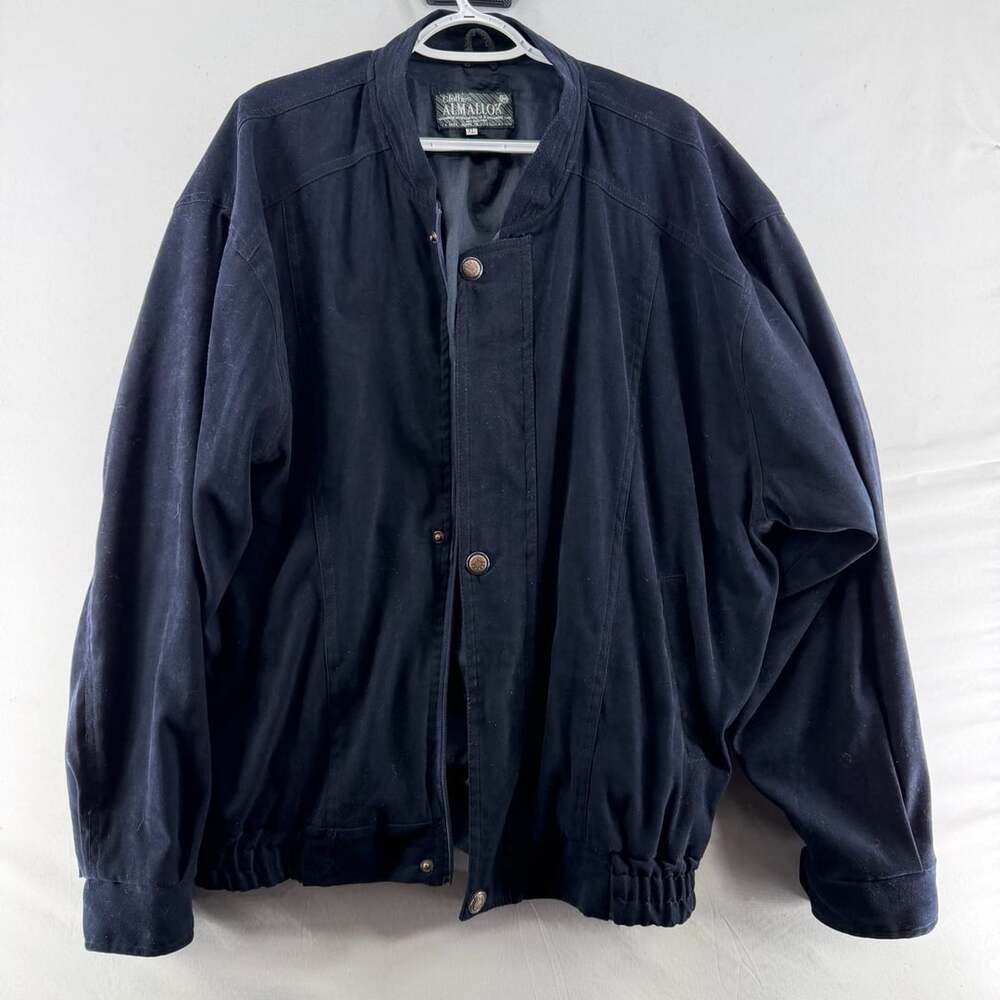 Almallok Clothes Bomber Jacket Size XL Blue